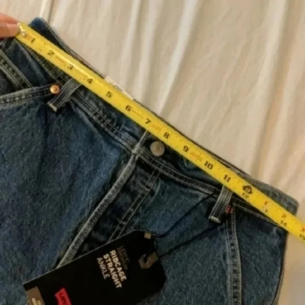 Levi's Ribcage Ankle Utility Straight Leg Jeans Carpenter Pants - Picture 8 of 12